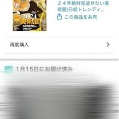 【お取引完了】日経おとなのOFF  2024年絶対見逃せない美術展の画像