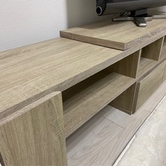 LOWYA 伸縮式テレビ台50v型まで対応ローテレビボードの画像