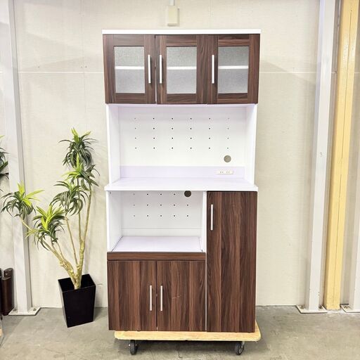 ⭕⭕⭕PH1/19 キツツキ 旧ロゴ キッチンワゴン カート 木製 トローリー