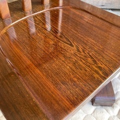 貴重な鉄刀木　タガヤサン　唐木の椅子　座椅子　回転座椅子　チェア　和家具の画像