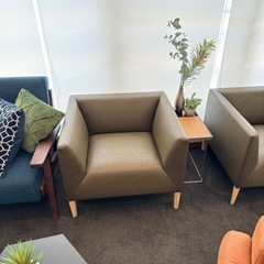 家具 ソファ 1人掛けソファ2脚