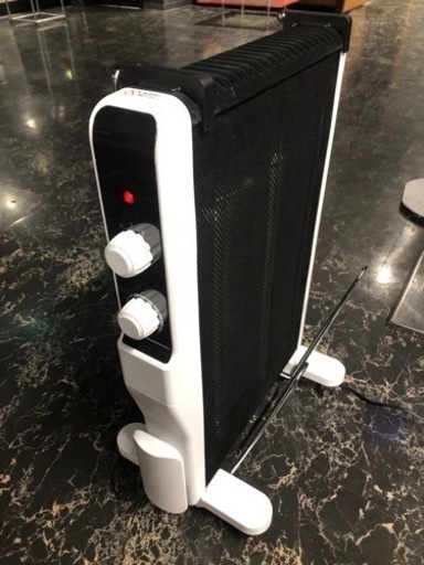 GYP116000 マイカヒーター 温調付 1000W 2段階 ホワイト