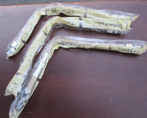 ☆タマフレックス TAMAFLEX LMA3 3/8B 300mm 固定燃焼器具接続用金属フレキ◆3/8B接続用 LPG用・4本セット