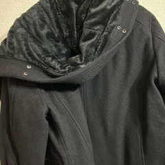 レノマパーカー付きコートの画像
