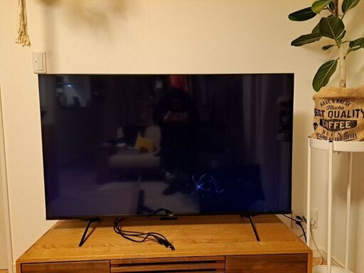 4K　液晶テレビ　ジャンク　液晶割れ　SONY　XRJ-55X90J