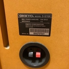 ONKYO スピーカー 2個セットの画像