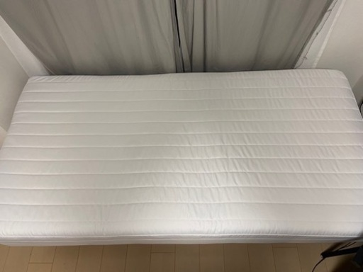 【無印良品】脚付マットレスシングル　スチール脚・２６ｃｍ／黒