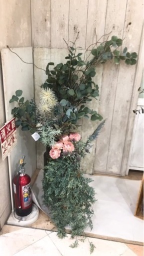 フェイクフラワー・花瓶　一式