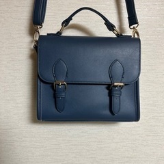 WEGO 痛バッグ サッチェルバッグ ネイビー
