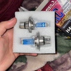 H4の車のライトです。の画像