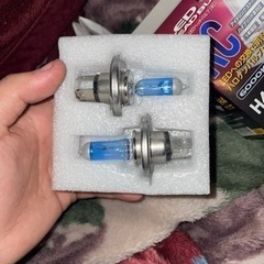 H4の車のライトです。の画像