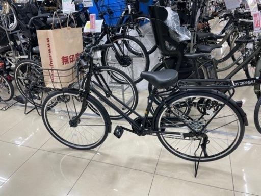  大型バスケット付自転車citybike ツヤケシブラック 夫婦坂店】ヤマハ CITY-X バスケット取付例 2025/02/08