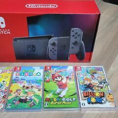 Nintendo Switch本体　＋ソフト４本　ニンテンドースイッチ