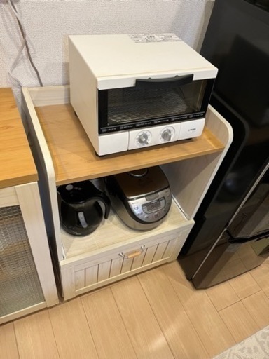 レンジ台 キッチン収納棚(家電類、中身は含みません)