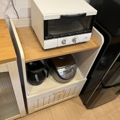 レンジ台 キッチン収納棚(家電類、中身は含みません)