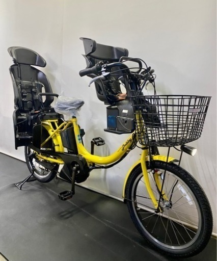 1都4県全域送料無料　業界最長12ヶ月保証　電動アシスト自転車　ヤマハ　パスバビー　20インチ 子供乗せ　パワフル　黄色