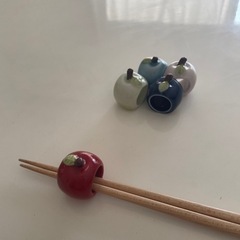 リンゴの箸置き