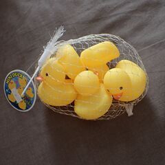お風呂に浮かべる系のあひるのおもちゃ（5匹入り）