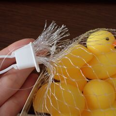 お風呂に浮かべる系のあひるのおもちゃ（5匹入り）の画像