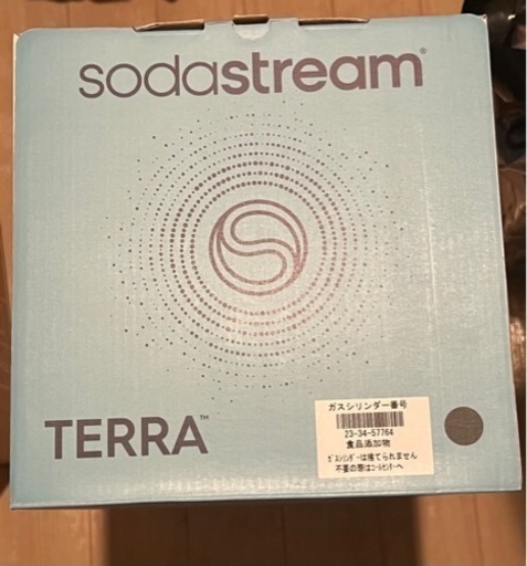 Sodastream ソーダストリーム TERRA テラ ブラック　マイボトル付き