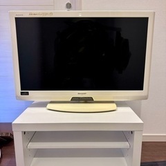 【取りに来てくれる方限定／テレビ台はつきません】シャープ　AQUOS