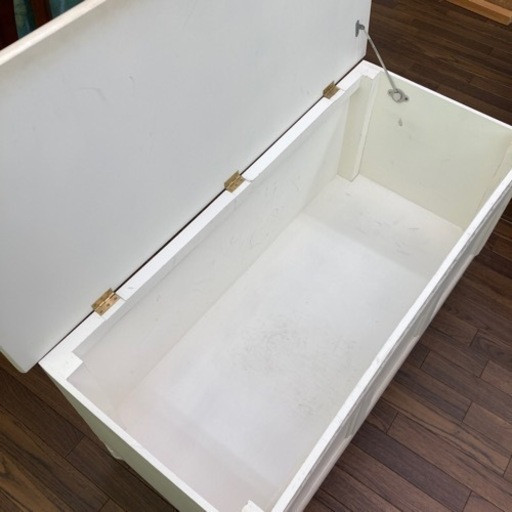 フランス製？　収納ボックス　収納　ケース　椅子　White Palice Blanket Box La Maison Chic 