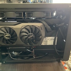 【自作PC】小型ハイエンド ゲーミングPC 簡易水冷 Mini-ITXの画像