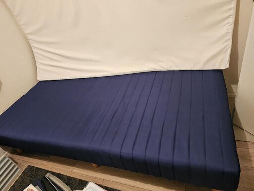 譲ります！脚付きマットレスベッド シングル