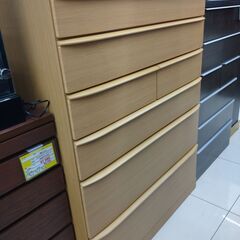 ?松田家具?6段チェスト?シンプル?収納仕切り付き?