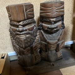 アイヌ 木彫り アジアン　バリ　民芸品 ニポポ人形 オブジェ 工...