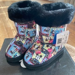 新品未使用 コストコ ミッキーブーツ 15cmの画像
