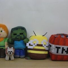 タグ付き マインクラフト マイクラ ぬいぐるみ 5体セット クリ...