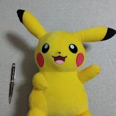 無料!ピカチュウぬいぐるみの画像