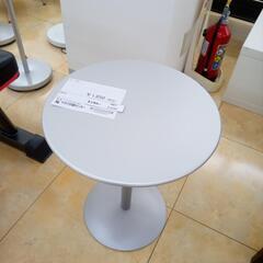 ★ジモティ割あり★  テーブル シルバー H50×D40×W40 クリーニング済み OJ3343の画像