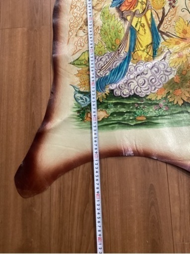 イラン製 羊革 インテリア コレクション レザー 中古品