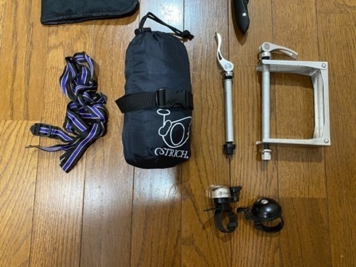 ロードバイク DHバー&スピードメーター&輪行セット、他おまけ付