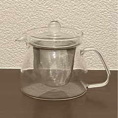 耐熱ガラス製ティーポット+耐熱ガラス製マグカップの画像