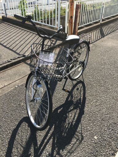 ★ジモティ割あり★  軽快車 26インチ 白 クリーニング済み SJ4803