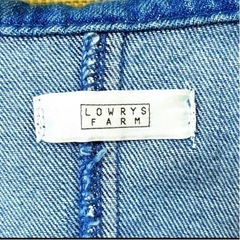 ✨LOWRYSFARM✨フリル襟 Gジャン デニムジャケット デニムシャツの画像