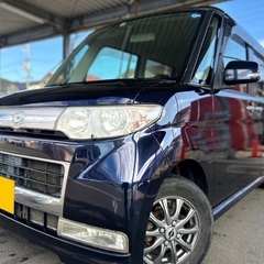 月々9千円〜分割可❗️車検2年付き！【名義変更代込み】広い車内！大人気‼️ダイハツ タントカスタム☆SDナビ付き☆TV見れます☆バックカメラ付き☆ETC付き♪電動スライドドア☆事故修復歴無し！ドライブレコーダー付き☆そのまま乗って帰れます！の画像