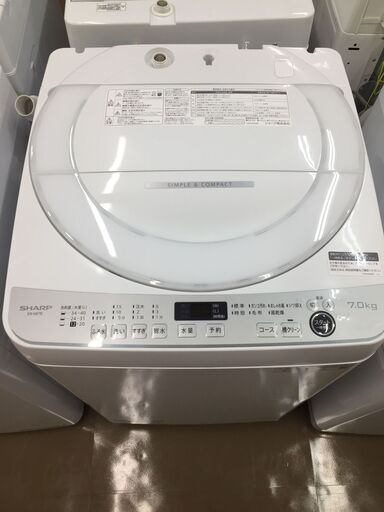 値下げしました！！シャープ　ES-GE7E　洗濯機　2021年