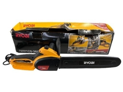 NO.1194 RYOBI リョービ チェンソー CS-3605 中古品 動作確認済み