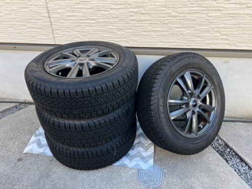 スタッドレスタイヤ　15インチホイールセット　ピレリ　アイスゼロアシンメトリコ