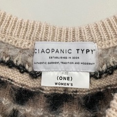 チャオパニック　ノルディック柄　セーターの画像