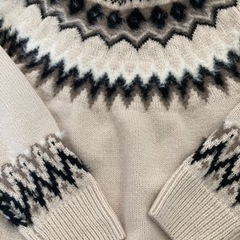 チャオパニック　ノルディック柄　セーターの画像