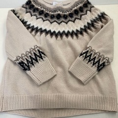 チャオパニック　ノルディック柄　セーター