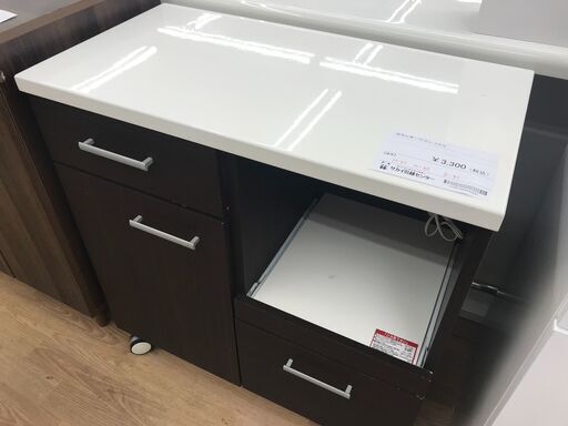 ★ジモティ割あり★ ニトリ カウンターワゴン  H85×W80×D42 クリーニング済み KJ4182