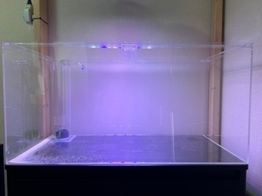 アクリルオーバーフロー水槽 900×450×450 水槽台  濾過層 ポンプ セット