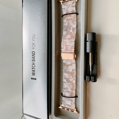 Applewatch バンド 樹脂 防水 42~49mm対応モデル 桜色 ピンクの画像