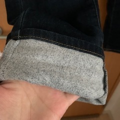 裏起毛デニム w64の画像